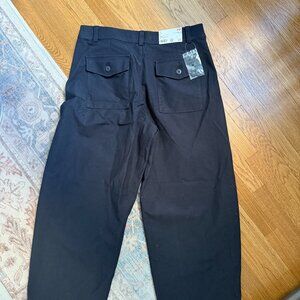 Uniqlo Womens Jersey Barrel Pant Size L Navy